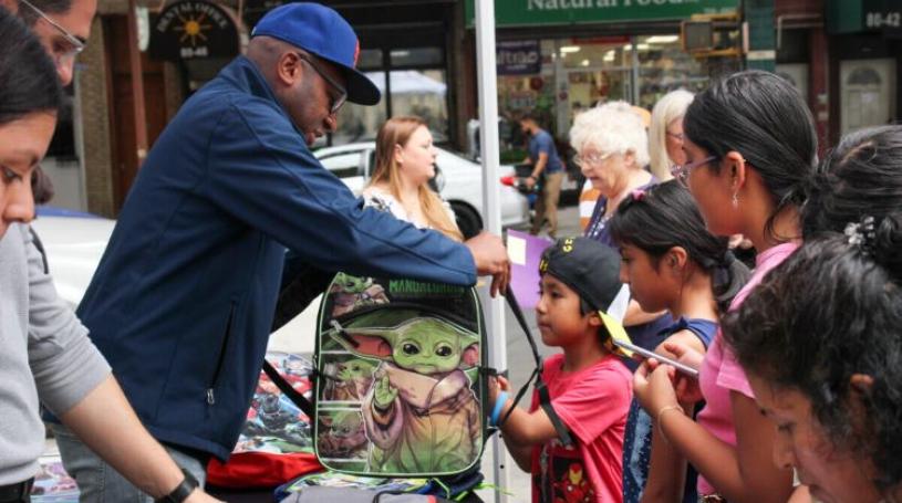 Free school supplies for kids in New York City